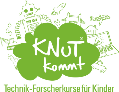 Logo KNuT-kommt mit Professor Technikus