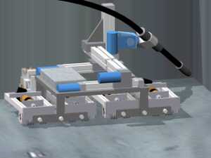 Roboter mit Manipulator (gerendert)